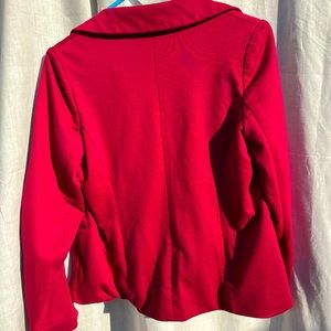 Maroon red felty light Jacket